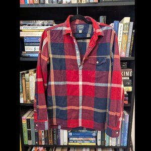 Half-Button J Crew Flannel
